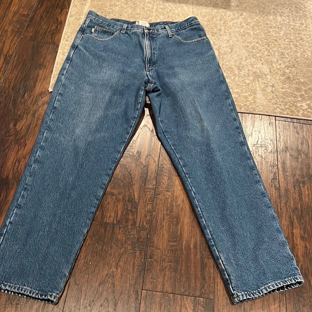 LL bean fleece lined jeans size 38 / 32 in GUC keep your ass warm this winter :)